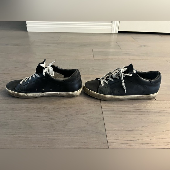 Golden Goose Black Superstar Sneakers - Picture 5 of 12
